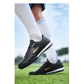 MDFN Adult Men's Low Top Football Cleats - Lightweight, Grip, and Impact Resistant for Training and Match Play on Artificial Grass