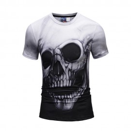 Fashion 3D Short Sleeve T-shirt Vivid Printing Pattern Loose Style for Men and Women