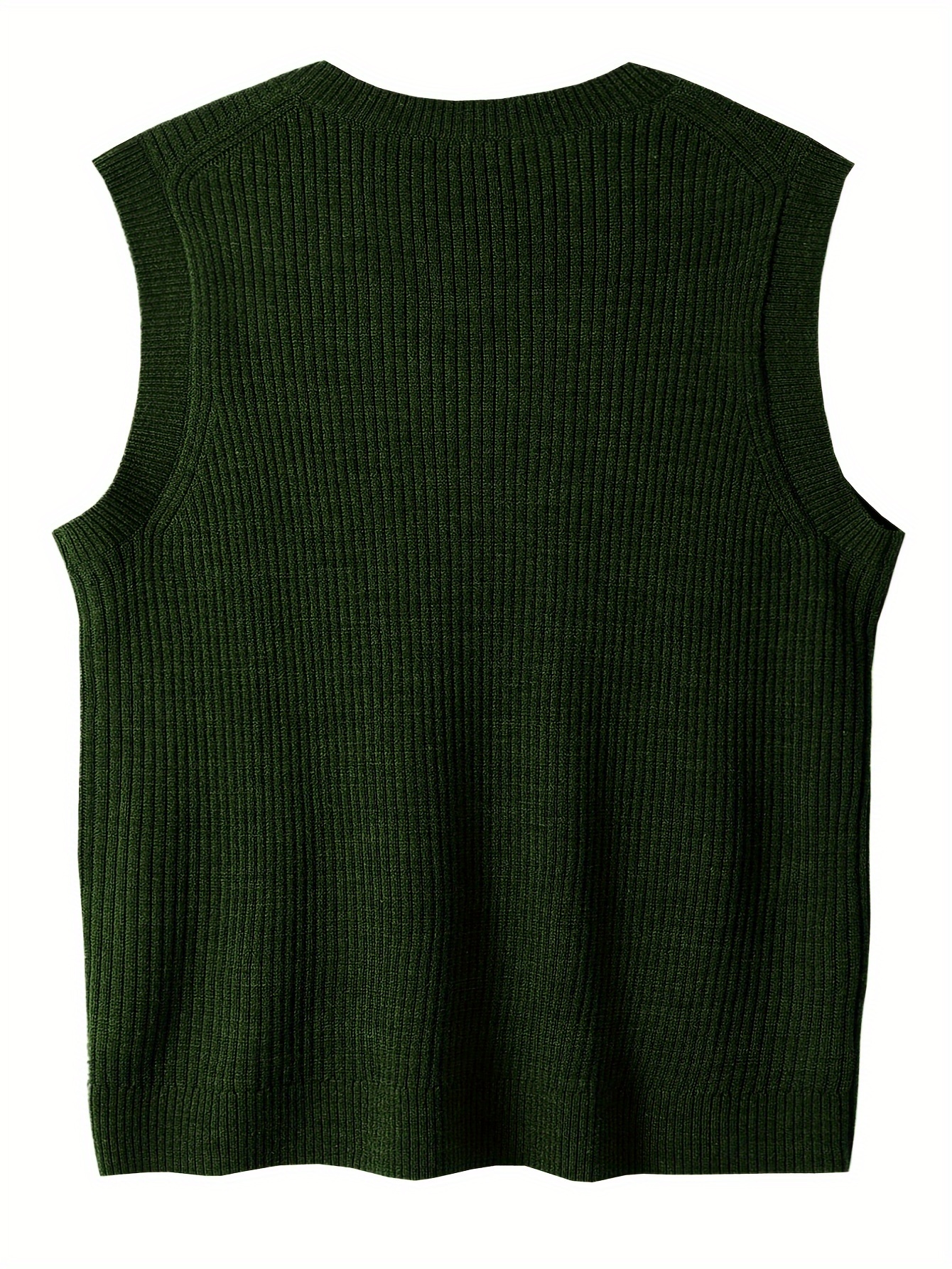 mens v neck knitted sweater without sleeves top knitted sweater with dxl large height details 14