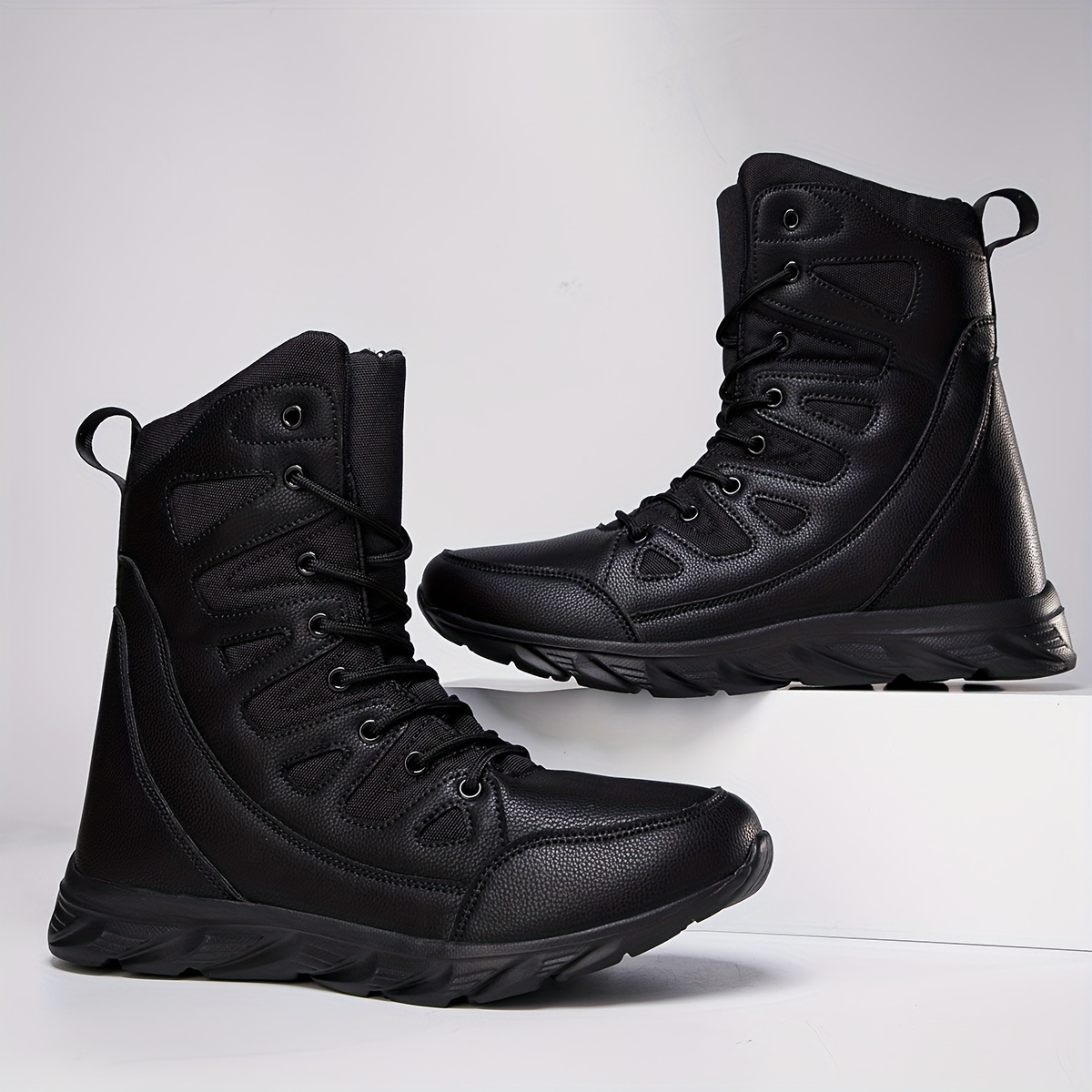 High Top Boots Couples Outdoor Hiking Boots Durable All Terrain Sole Check Out Today s Deals Now Temu details 9