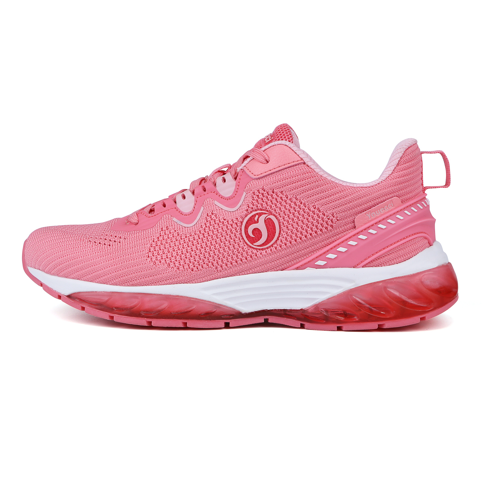 Womens Air Cushion Running Shoes Lightweight And Breathable Sneakers With Lace Up Closure And Flying Woven Design Sports & Outdoors Temu details 3