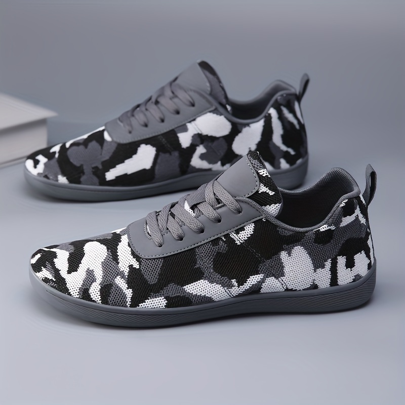 Mens Durable Camouflage Breathable Lace Up Sneakers For Outdoor Walking Jogging Workout Spring Summer Men s Shoes Temu details 2