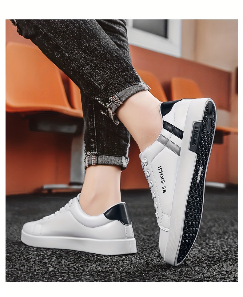 Mens Non Slip Low Top Skate Shoes For Outdoor Walking Jogging Traveling Men s Shoes Temu details 6