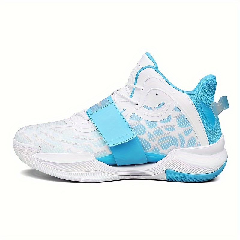 Sneakers Men s Basketball Shoes Basketball Training Shoes With Contrasting Color Design And Cushioning Shoes Hook And Loop Fastener Low Top Outdoor Ball Sports Training Shoes details 0